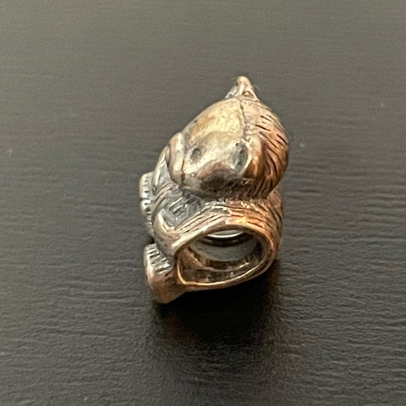 Pandora Teddy Bear Bracelet Charm - Picture 6 of 9